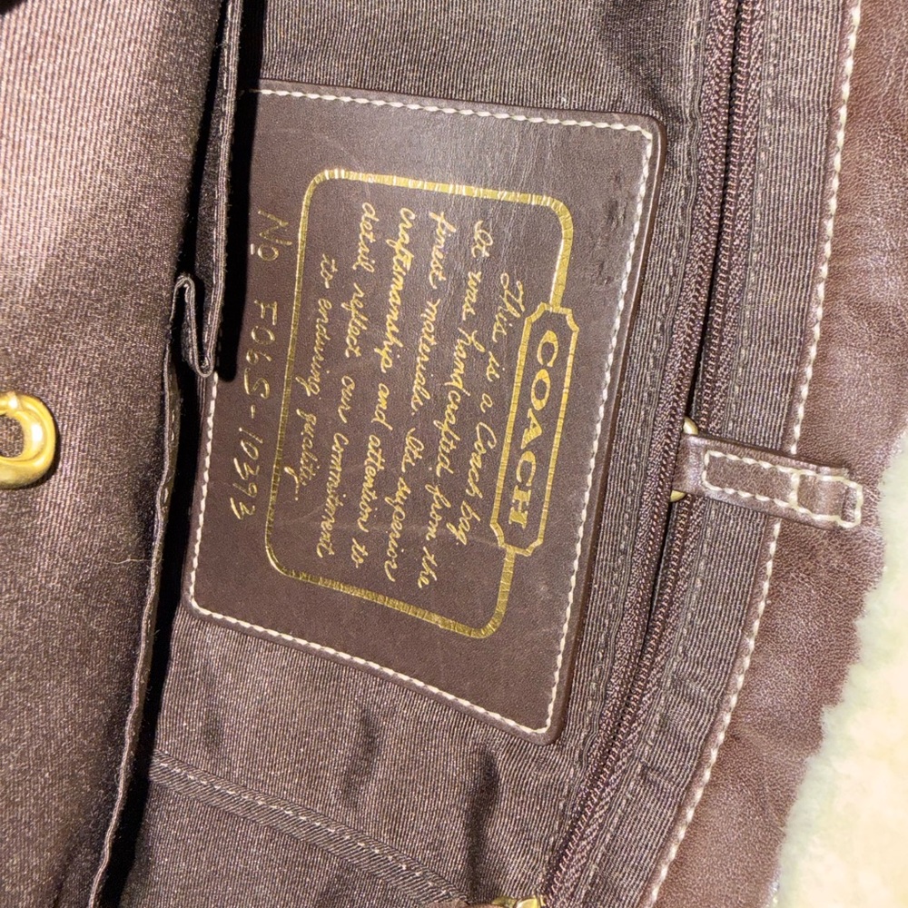 Coach Tan and Cream fur Shoulder Bag - Picture 3 of 9